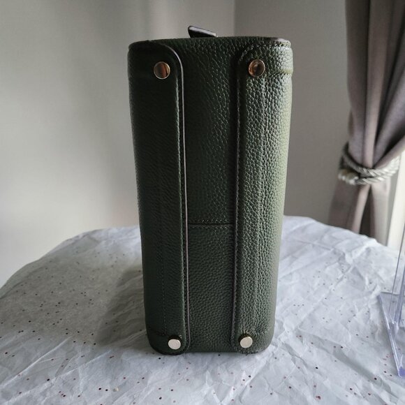 Kate Spade Olive Green Knott Bonsai Pebbled Leather Mini Satchel  5Pc Set NWT - Picture 6 of 14